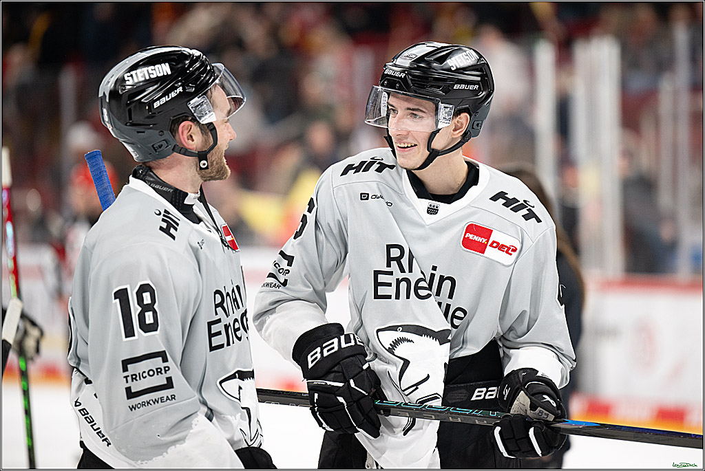 PENNY DEL; Duesseldorfer EG- Koelner Haie; Duesseldorf, 24.01.2025